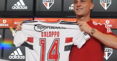 Galoppo fica relegado ao banco do São Paulo nos últimos jogos. (Foto: Twitter do São Paulo)