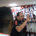 Rogério Ceni diz que falta um jogo para São Paulo ser campeão da Sul-Americana. (Foto: Twitter do SPFC)