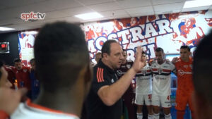 Rogério Ceni diz que falta um jogo para São Paulo ser campeão da Sul-Americana. (Foto: Twitter do SPFC)