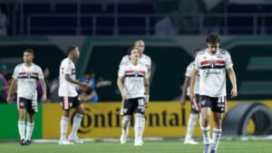 São Paulo sonhou com título e morreu na praia em 2022. (Foto: Twitter do São Paulo)