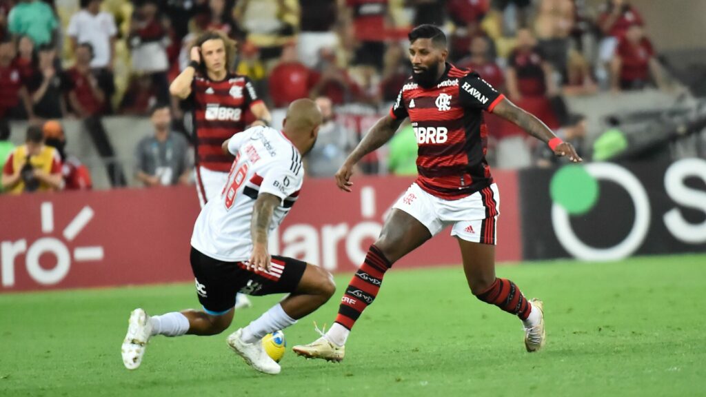 São Paulo perde do Flamengo e cai na semifinal da Copa do Brasil. (Foto: Reprodução/ge)