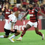São Paulo perde do Flamengo e cai na semifinal da Copa do Brasil. (Foto: Reprodução/ge)