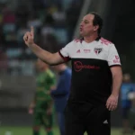Rogério Ceni foi derrotado com o São Paulo pela final da Sul-Americana. (Foto: Twitter do São Paulo)