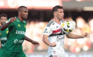 São Paulo enfrenta Cuiabá na Arena Pantanal. (Foto: Twitter do São Paulo)