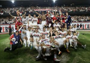 São Paulo chega à 18ª final continental de sua história. (Foto: Twitter do São Paulo)