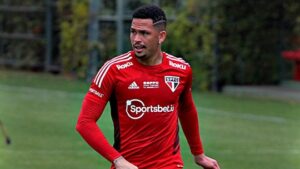 Luciano foi um dos artilheiros do São Paulo em 2022. (Foto: Twitter do São Paulo)