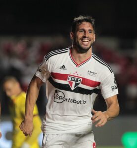 Calleri foi artilheiro do São Paulo em 2022. (Foto: Twitter do São Paulo)