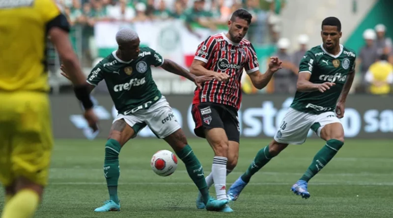São Paulo enfrenta Palmeiras no Allianz Parque. (Foto: Twitter do São Paulo)