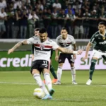 São Paulo visita Palmeiras pelo Brasileirão. (Foto: Marcos Ribolli/ge)
