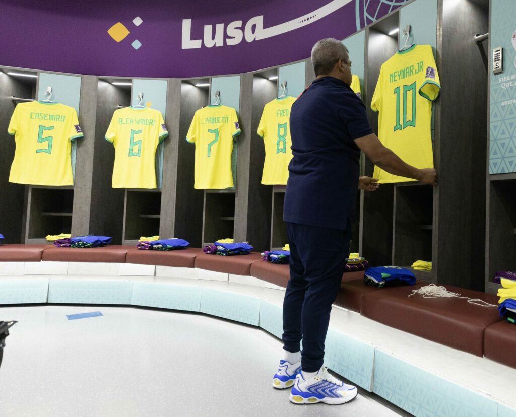 Brasil escalado para a estreia da Copa do Mundo. (Foto: Twitter do Brasil)