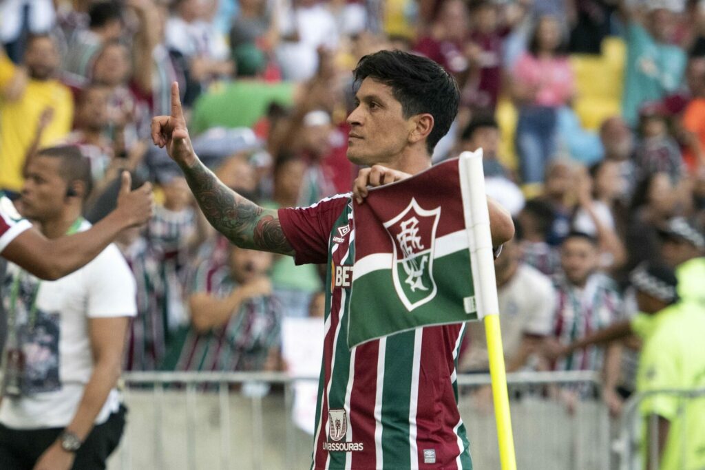 São Paulo sucumbe diante de Germán Cano e perde de virada para Fluminense. (Foto: Delmiro Junior/Gazeta Press)