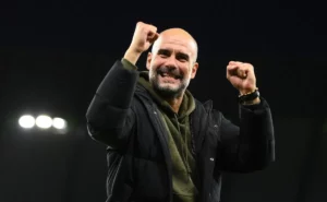 Pep Guardiola elogia São Paulo sobre final do Mundial. (Foto: Twitter da UEFA)