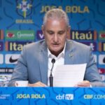 Tite divulga nesta segunda a lista de convocados do Brasil para a Copa do Mundo do Qatar, com jogador que passou pelo São Paulo. (Foto: Twitter da CBF)