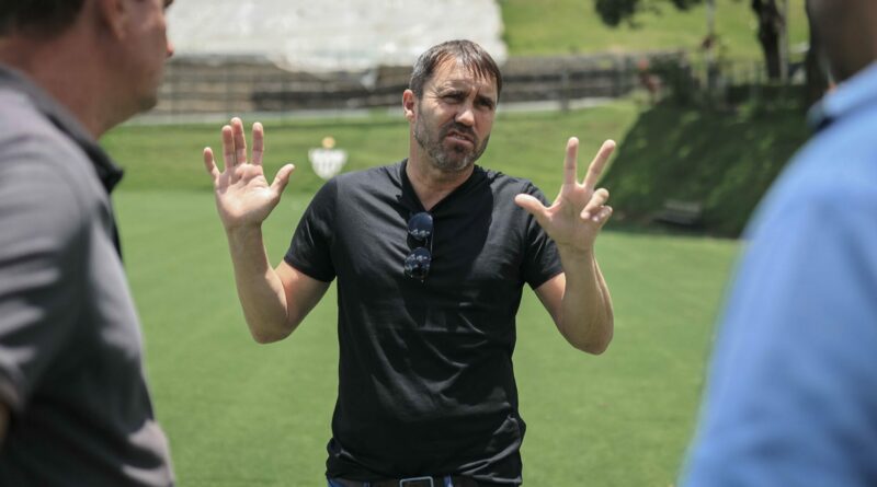 Chacho Coudet é técnico do Internacional e negociação com São Paulo pode sair. (Foto: Twitter do Galo)