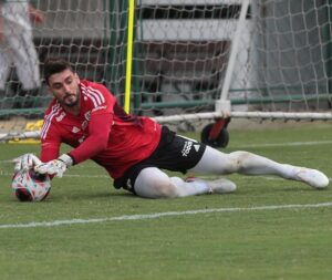 Rafael fecha gol do São Paulo na temporada. (Foto: Twitter do São Paulo)