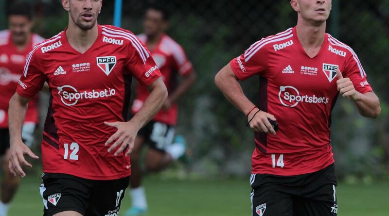 Pedrinho é grande destaque em treinamentos do São Paulo na pré-temporada. (Foto: Twitter do São Paulo)