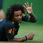 Foto: Lucas Figueiredo/CBF - Marcelo agitou os torcedores do São Paulo.