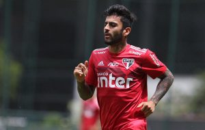 Liziero foi emprestado pelo São Paulo até o meio dessa temporada. (Foto: Rubens Chiri/São Paulo)