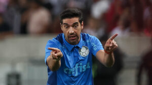 Técnico do Palmeiras, Abel falou da rivalidade com o São Paulo após jogar no Morumbi. (Foto: Cesar Greco)