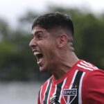 Foto: Rubens Chiri/São Paulo - Alan Francou marcou seu primeiro gol pelo Tricolor.