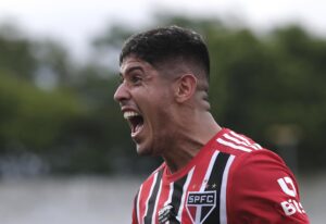 Foto: Rubens Chiri/São Paulo - Alan Francou marcou seu primeiro gol pelo Tricolor.