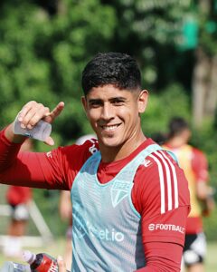 Alan Franco está escalado no São Paulo. (Foto: Twitter do São Paulo)