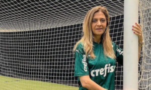 Leila Pereira vira a chave e tenta levar jovem do São Paulo para o rival. (Foto: Twitter do Palmeiras)