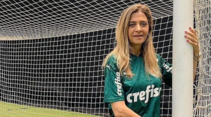 Leila Pereira vira a chave e tenta levar jovem do São Paulo para o rival. (Foto: Twitter do Palmeiras)