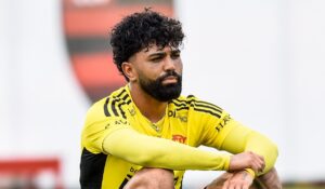Foto: Marcelo Cortes/Flamengo - Gabigol foi provocado pela torcida do São Paulo.