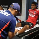 Fotos: Rubens Chiri/São Paulo - Centroavante estava vinculado ao Santos desde que deixou o Morumbi.