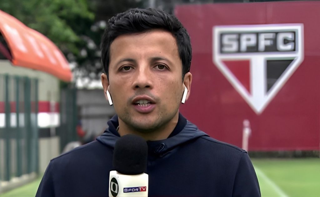 Foto: Reprodução/SporTV - Jornalista atualizou a situação do jogador, que se envolveu em polêmica no São Paulo.
