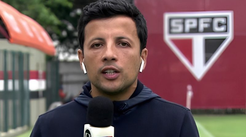Foto: Reprodução/SporTV - Jornalista atualizou a situação do jogador, que se envolveu em polêmica no São Paulo.