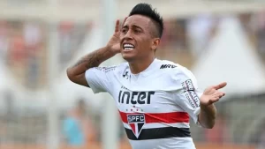 Cueva vira assunto no São Paulo. (Foto: Twitter do SPFC)