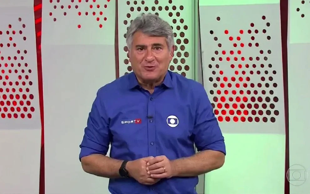 Cléber Machado é o narrador titular nos jogos do São Paulo pelo Brasileirão. (Foto: Reprodução/TV Globo)