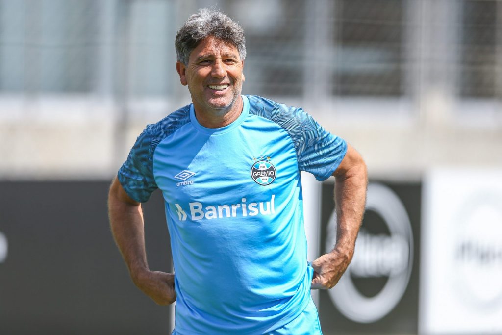 Foto: Lucas Uebel/Grêmio - Renato pode prejudicar 2 situações que envolvem o São Paulo.
