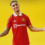 São Paulo recebeu quase 100 milhões de reais com venda de Antony para o Manchester United. (Foto: Twitter do Manchester United)