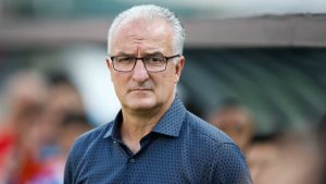 Dorival Jr. faz pedido para diretoria do São Paulo. (Foto: Twitter do São Paulo)