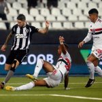 Botafogo vence São Paulo na estreia do Brasileirão. (Foto: Twitter do Botafogo)