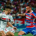 Fortaleza e São Paulo empataram sem gols no Castelão no Brasileirão 2023. (Foto: Twitter do Brasileirão)