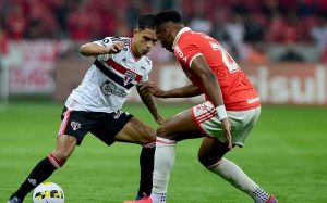 Empate do São Paulo contra Internacional pelo Brasileirão é investigado em operação que apura manipulação via apostas. (Foto: Twitter do Internacional)