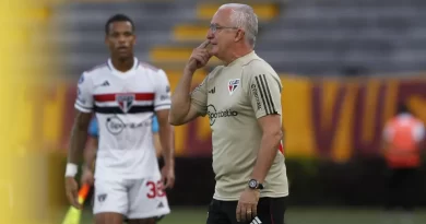 Dorival Jr. reconheceu situação do São Paulo após o empate. (Foto: Twitter da Sul-Americana)