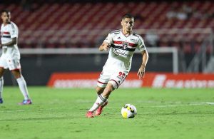 Pablo Maia tem contrato com São Paulo até 2027. (Foto: Twitter do São Paulo)