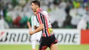 Calleri marcou na última visita do São Paulo à Colômbia. (Foto: Twitter da Libertadores)