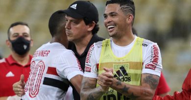 Brenner e Diniz estiveram presentes na última vitória do São Paulo contra o Fluminense pelo Brasileirão. (Foto: Twitter do São Paulo)