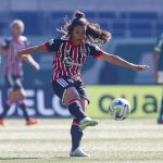 São Paulo vence Palmeiras no Allianz Parque e avança para semifinal do Brasileirão Feminino. (Foto: Twitter do São Paulo Feminino)