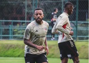 São Paulo tem novidade de Welington. (Foto: Twitter do São Paulo)