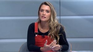 Ana Thaís Matos, comentarista do SporTV, fala sobre o São Paulo. (Foto: Reprodução/SporTV)