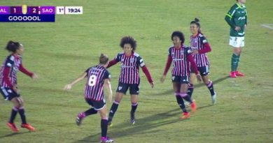 São Paulo venceu o rival Palmeiras mais uma vez no futebol feminino. (Foto: Reprodução)