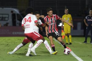 São Paulo visita Red Bull Bragantino pelo Brasileirão. (Foto: Twitter do São Paulo)