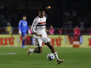 São Paulo tem resposta sobre possível lesão de Alan Franco. (Foto: Twitter do São Paulo)